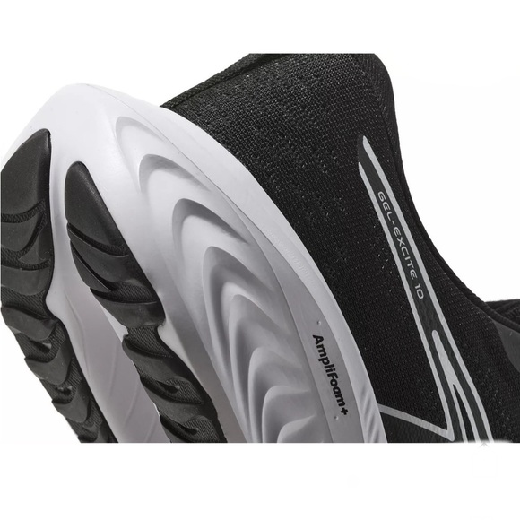 Asics Black and White Athletic Sneakers - Picture 8 of 10